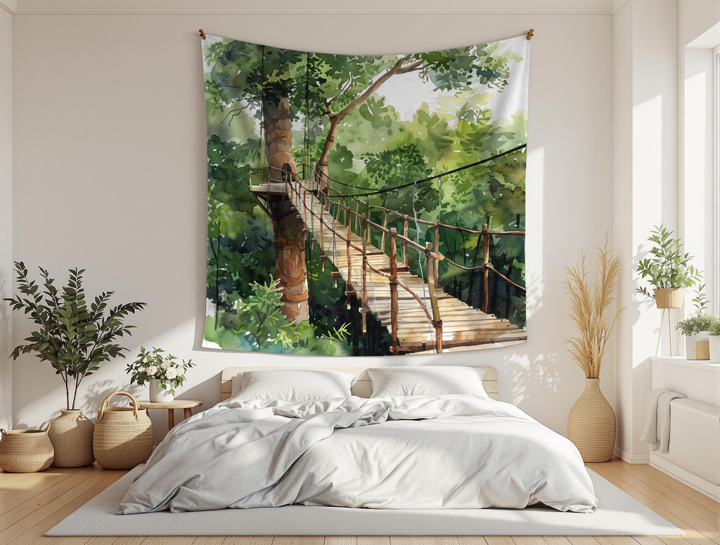 The Bridge Through the Forest – A Journey into Serenity