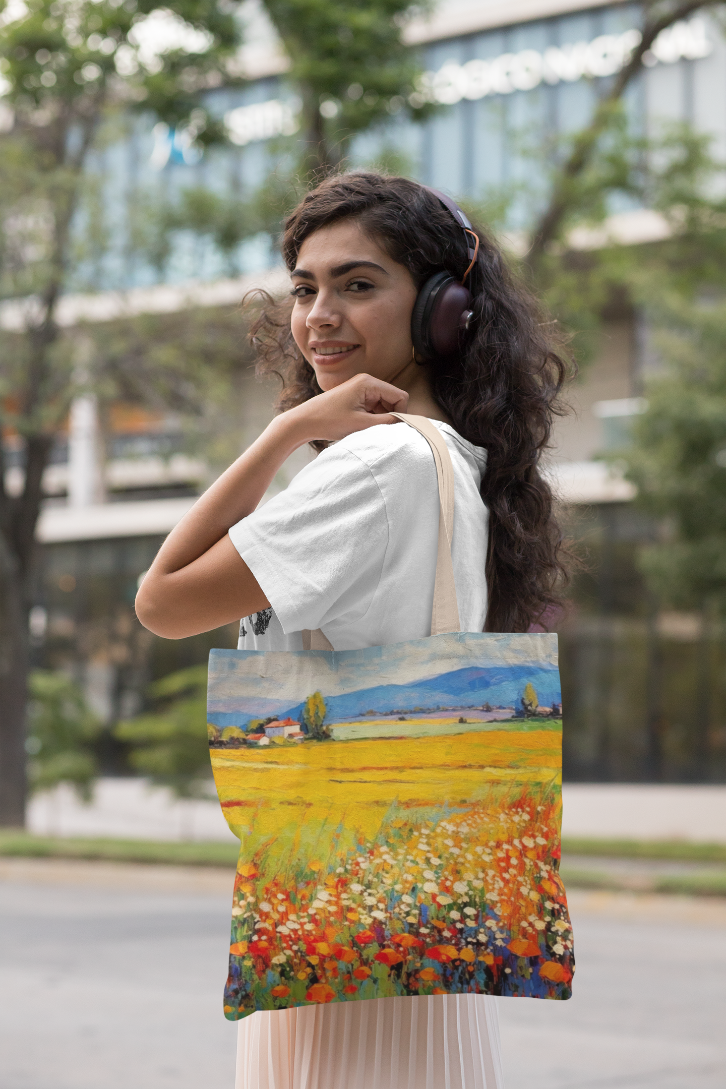 "Carry Everything, Look Incredible — Unisex AOP Large Tote Bag | 300 GSM Premium Fabric, Smart Storage & Stunning All-Over Print | OEKO-TEX Certified"